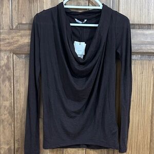 Zara brown Cowl Neck Top